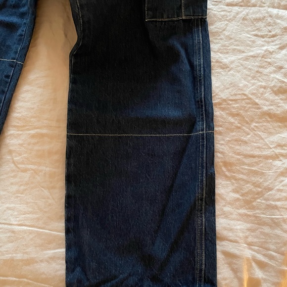 Women’s Dark Blue Cargo Pants - Picture 3 of 6